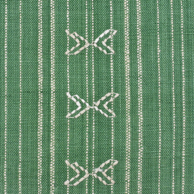 Green Embroidered Cushion