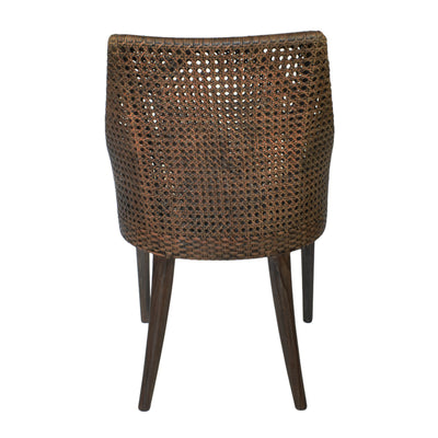 Classic Weave Dining Chair - Dark