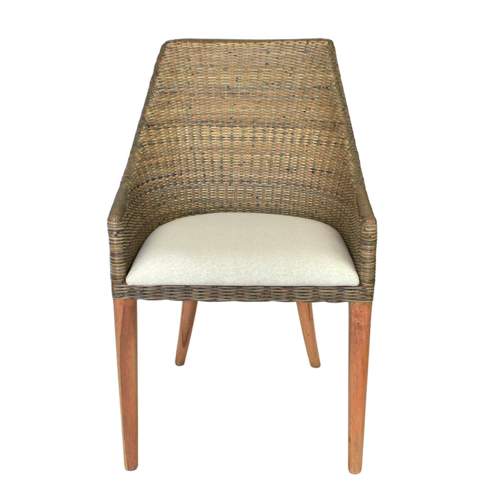 Classic Weave Dining Chair - Smoke