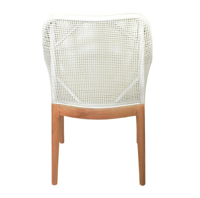 Tula White Outdoor Dining Chair
