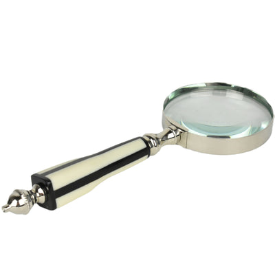 Black Striped Magnifying Glass