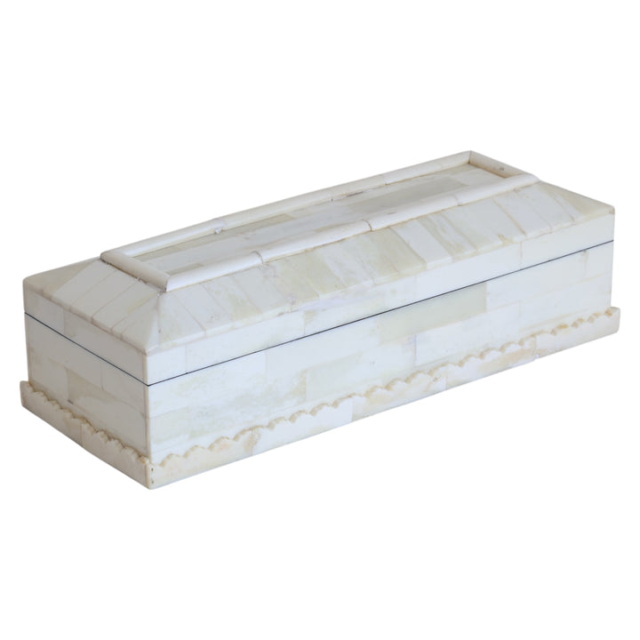 Decorative Bone Pencil Box