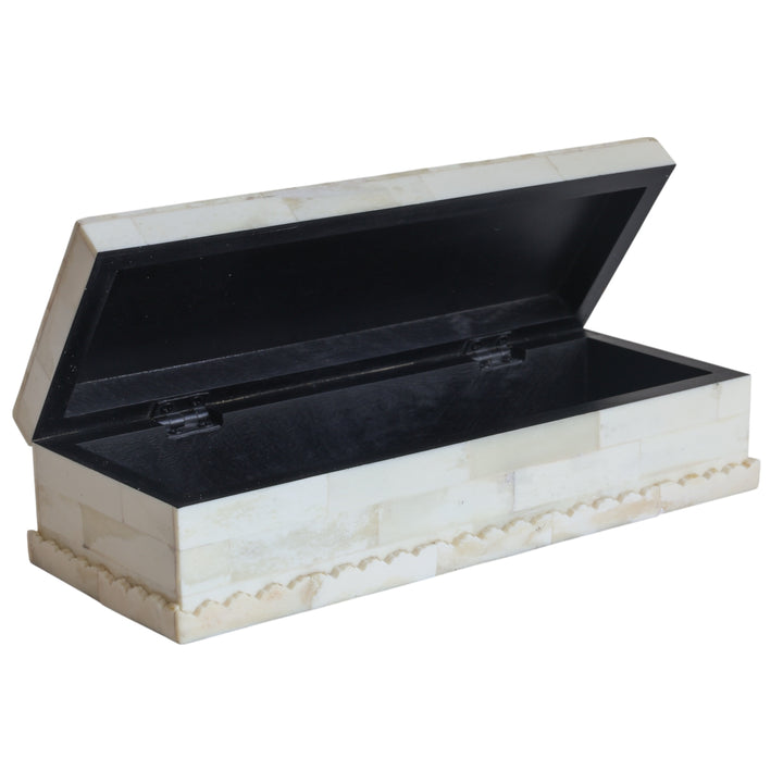 Decorative Bone Pencil Box