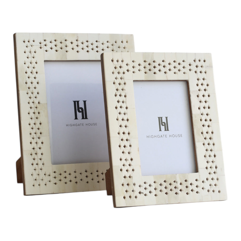 Dotted Bone Frame 4x6