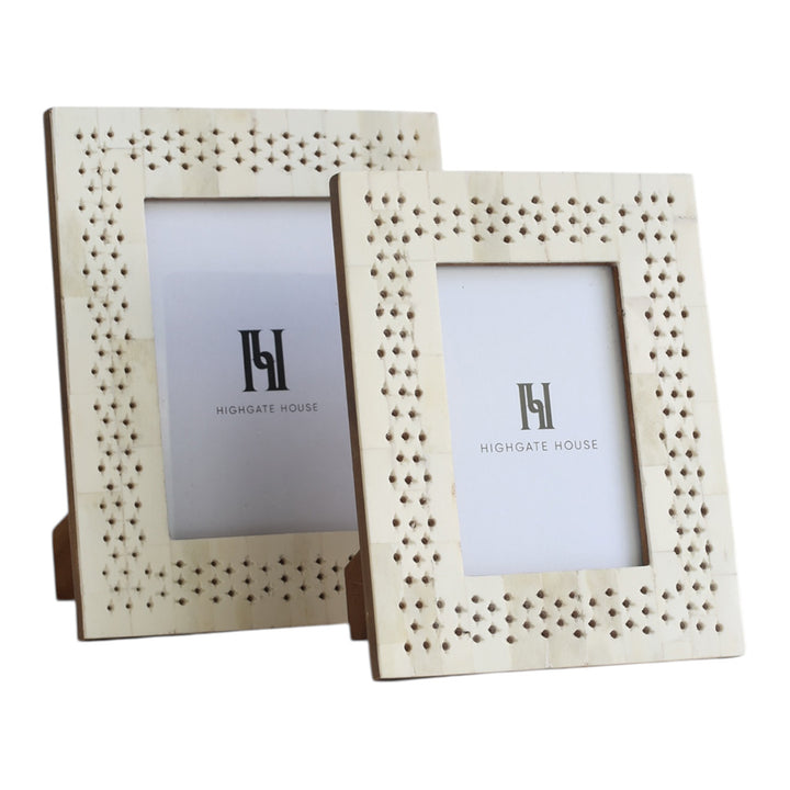 Dotted Bone Frame 4x6