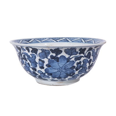 Dynasty Bowl Flower & Vine Motif.