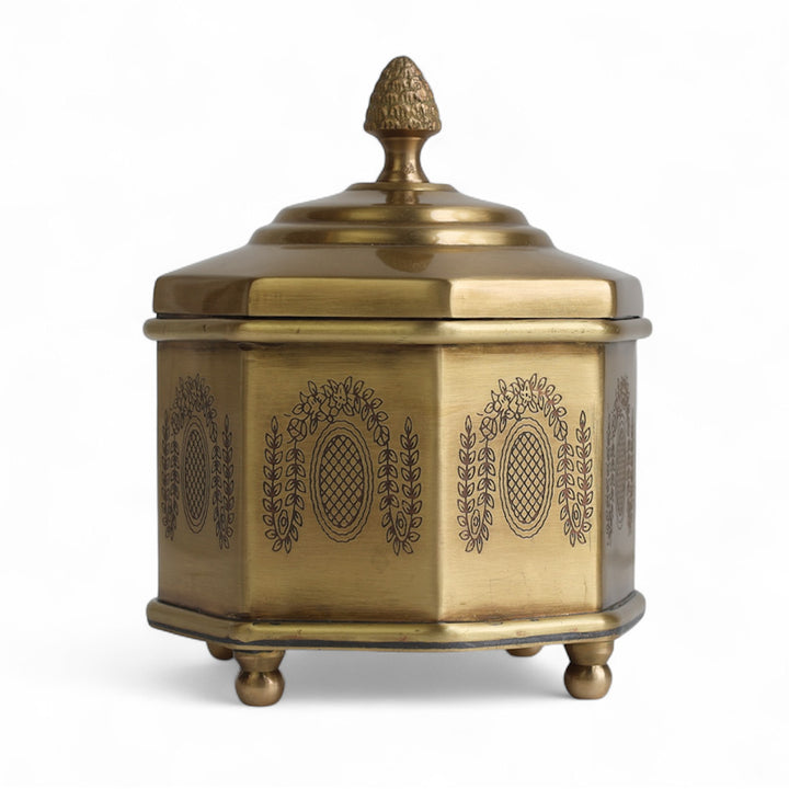 Enid Brass Trinket Box