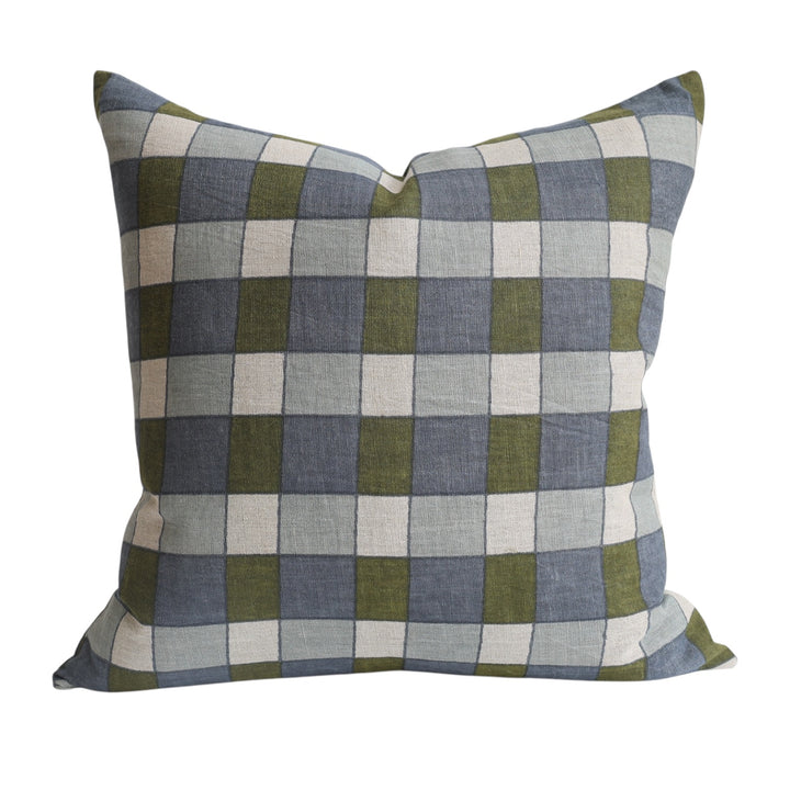 Evie Checked Cushion