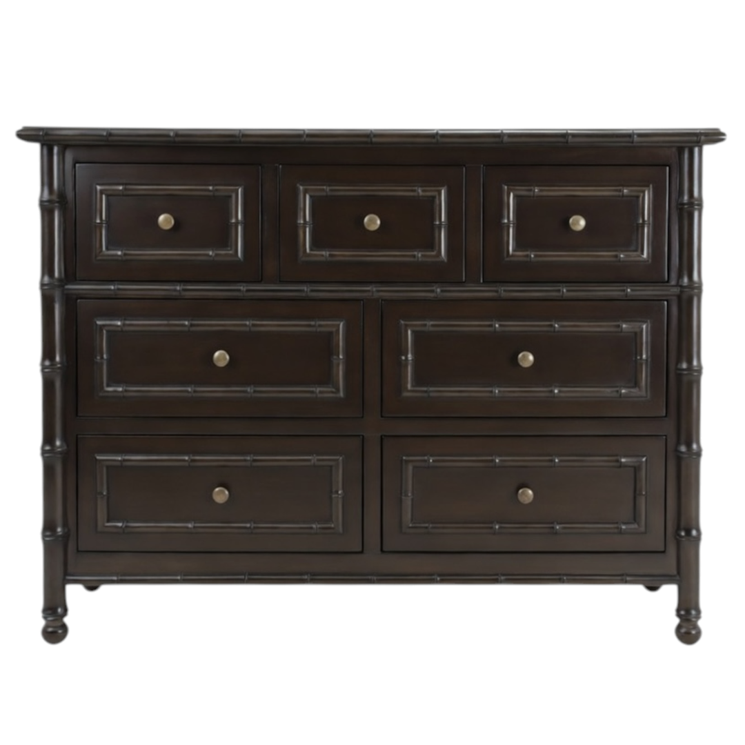 Faux Bamboo Chest of Drawers