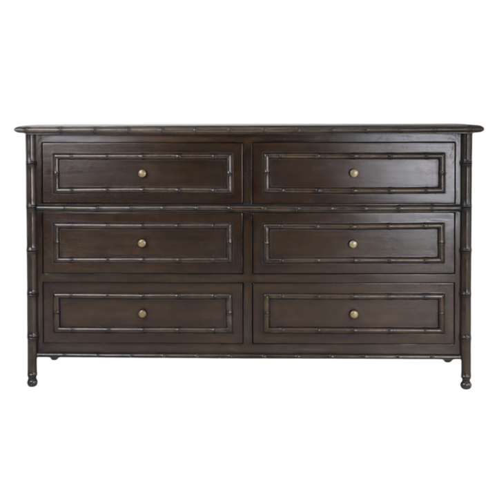 Faux Bamboo Dresser
