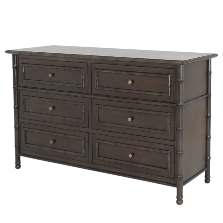 Faux Bamboo Dresser
