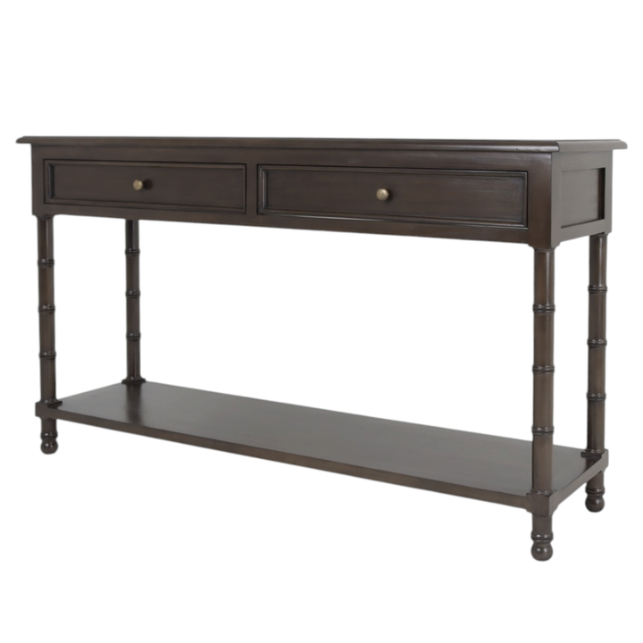 Faux Bamboo Console