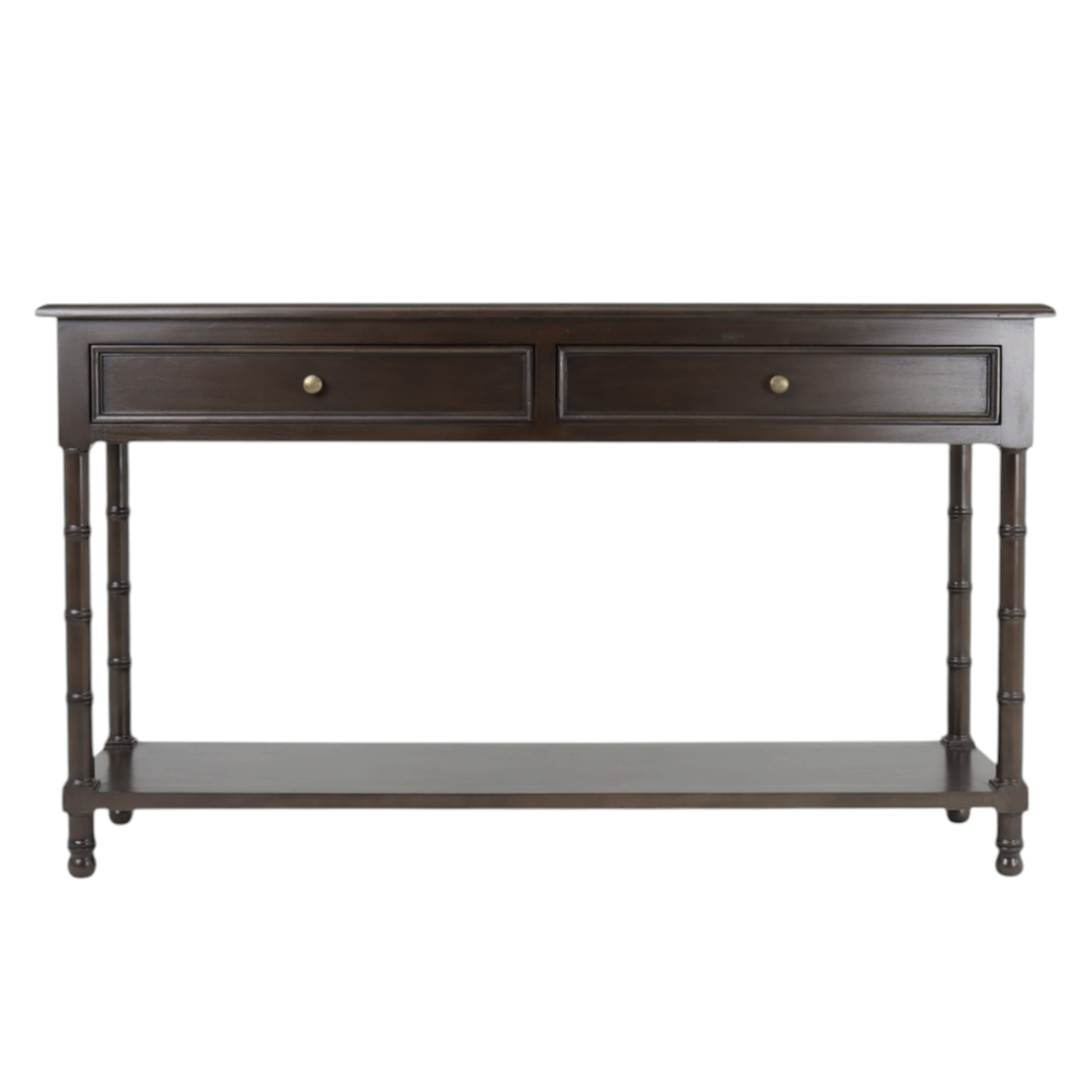 Faux Bamboo Console