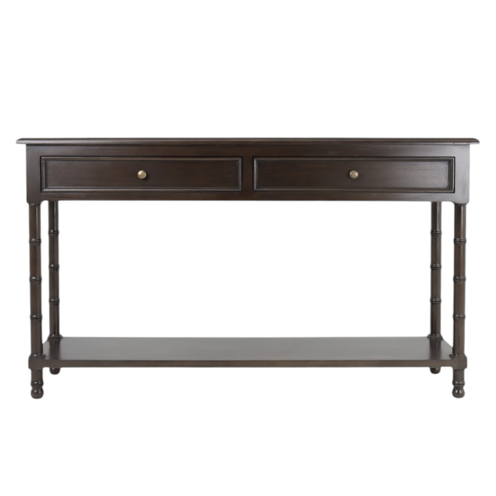 Faux Bamboo Console