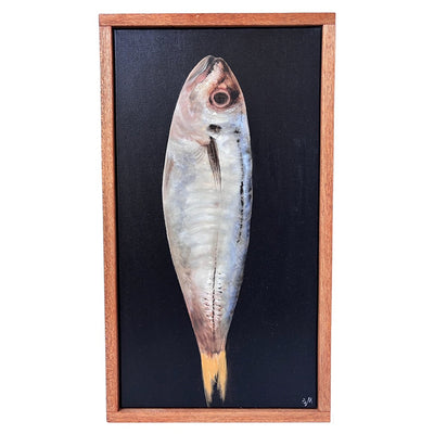 Fish (Blue) on Black - Beata Molicka