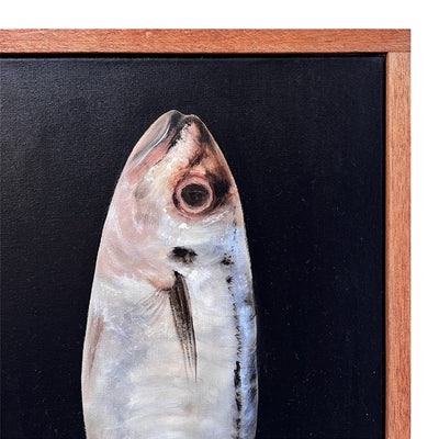 Fish (Blue) on Black - Beata Molicka