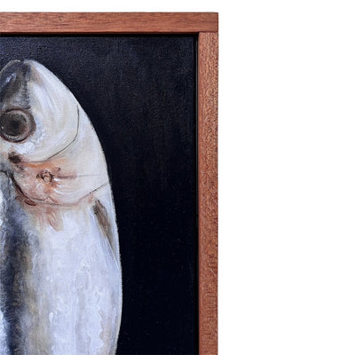 Fish (White) on Black - Beata Molicka