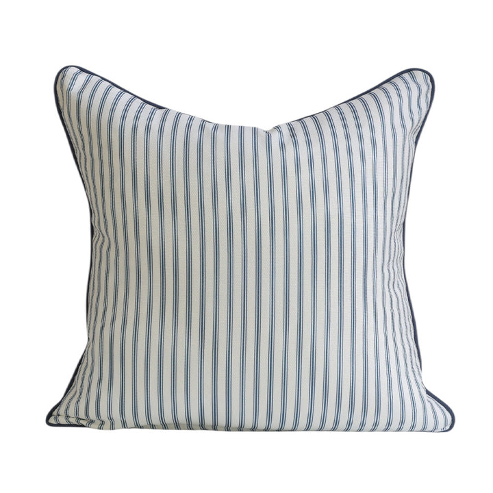 Florals on Blue Cushion