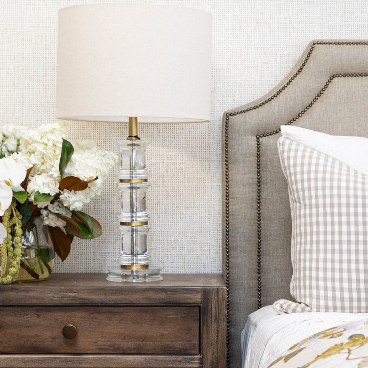 Gold Faux Bamboo Table Lamp