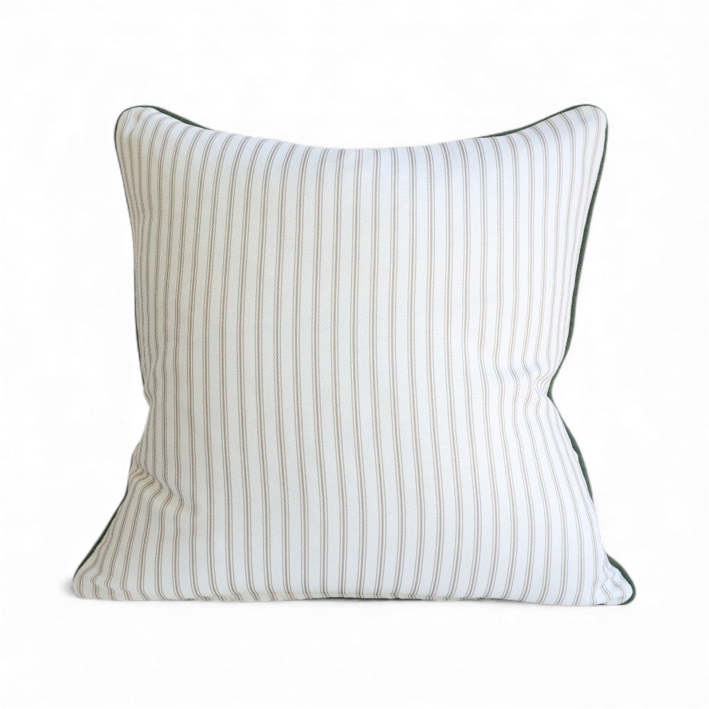 Green & Caramel Jungle Cushion