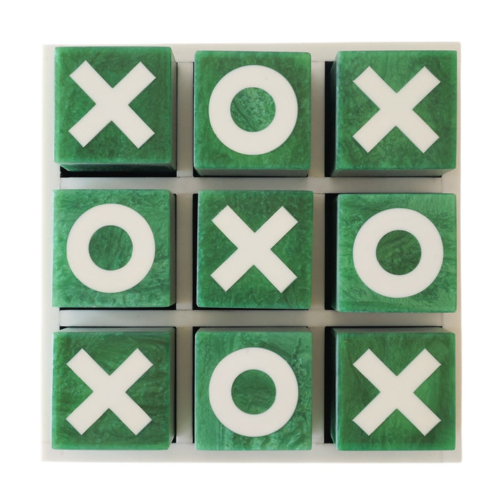 Green & Bone Tic Tac Toe