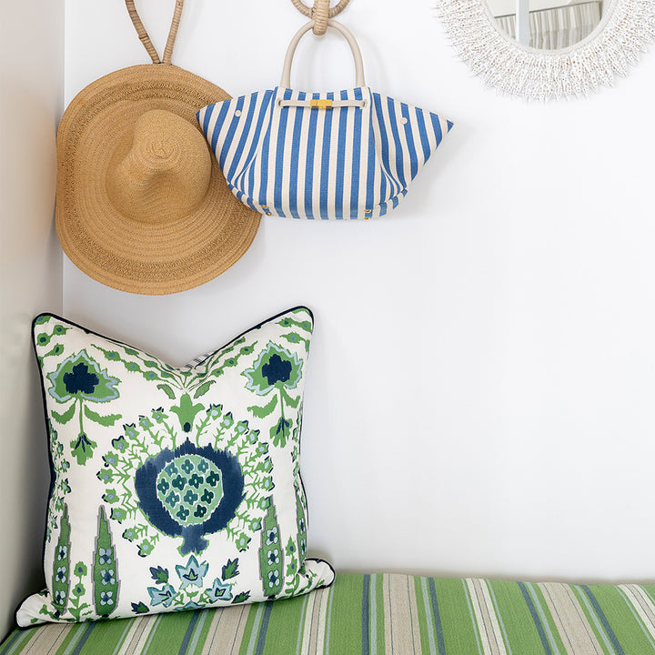 Green & Blue Motif Cushion