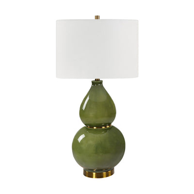 Green Gourd Table Lamp