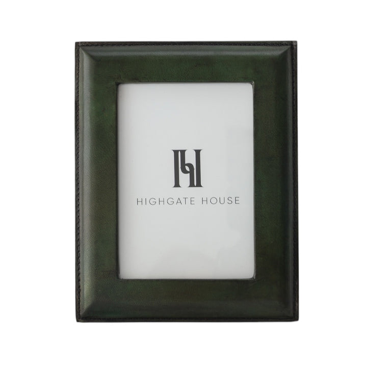 Green Leather Photo Frame 4x6