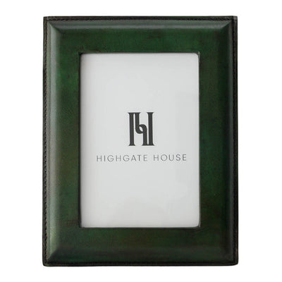 Green Leather Photo Frame 5x7