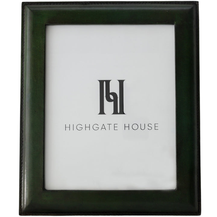 Green Leather Photo Frame 8x10