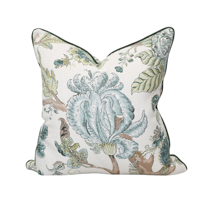 Green Manor Floral Cushion