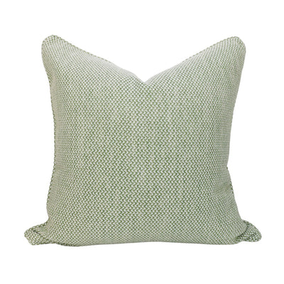 Green Tweed Outdoor Cushion