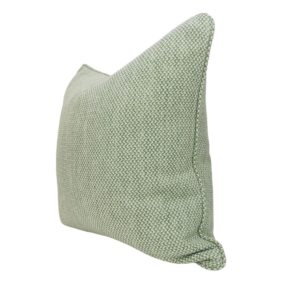 Green Tweed Outdoor Cushion