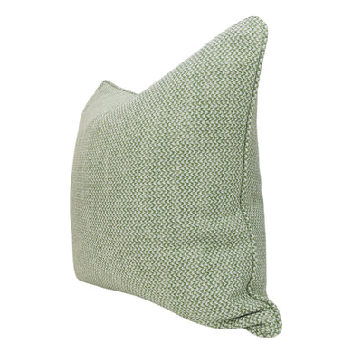 Green Tweed Outdoor Cushion