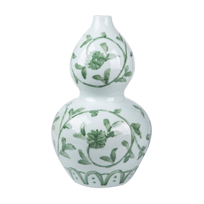 Green Vine Gourd Vase