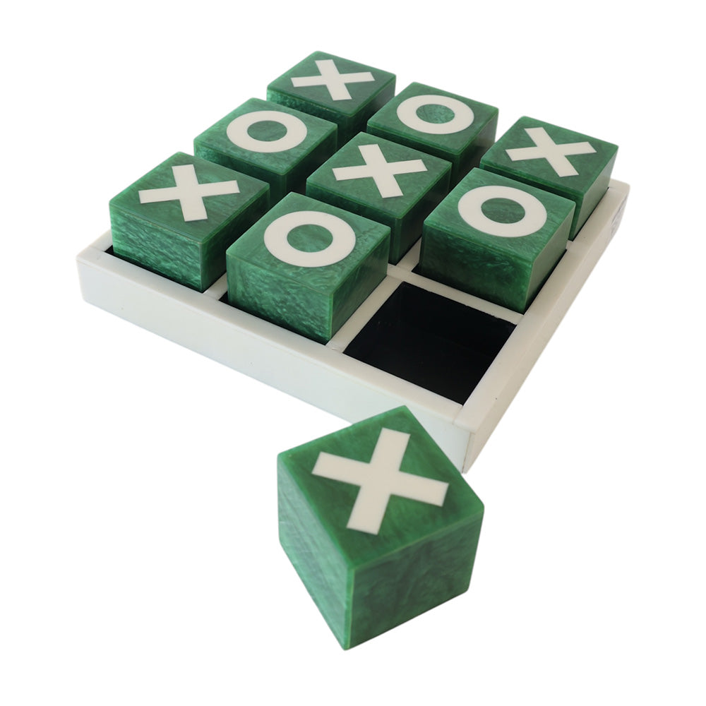 Green & Bone Tic Tac Toe