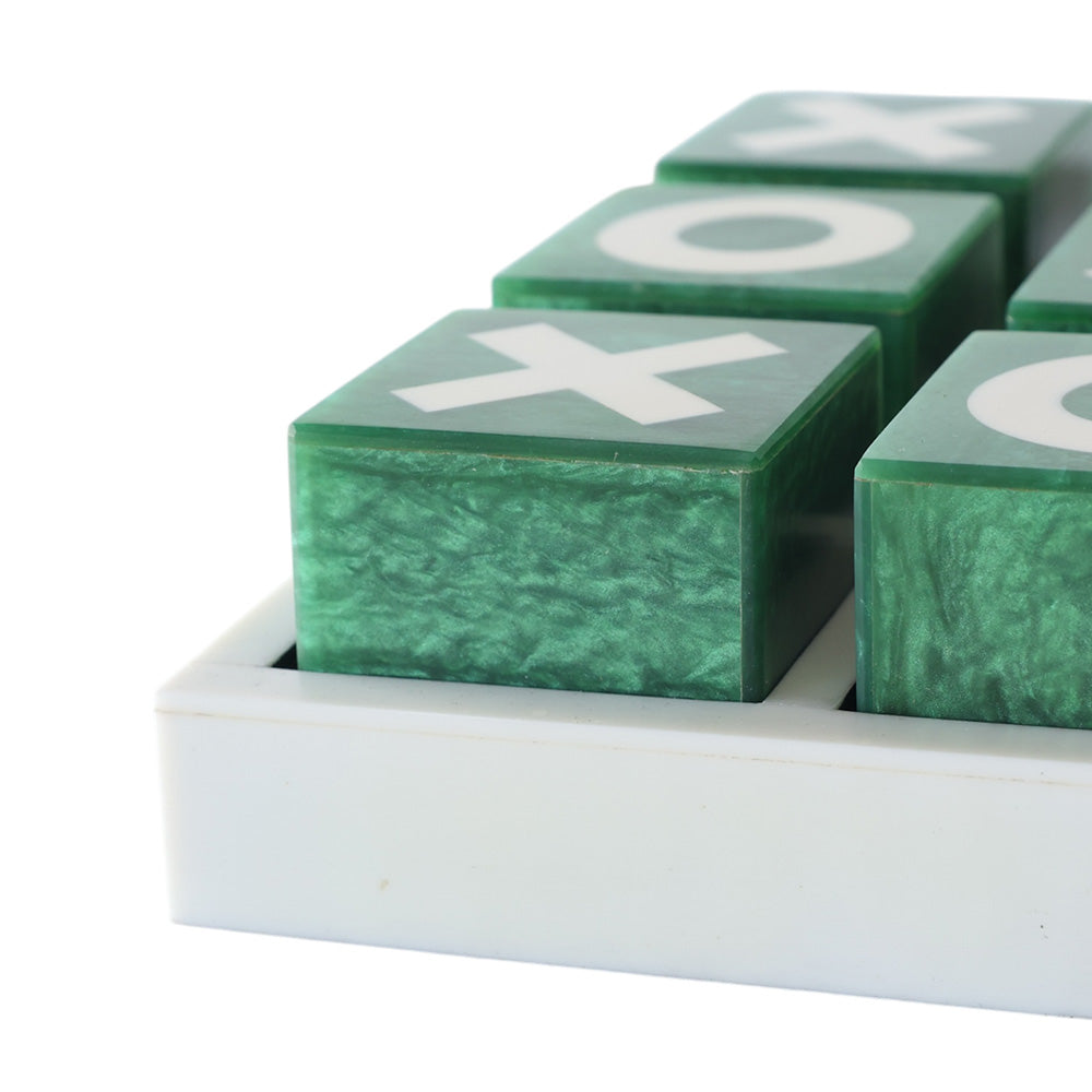 Green & Bone Tic Tac Toe