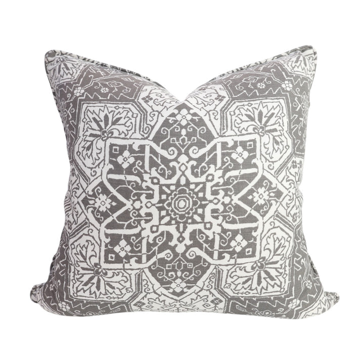 Grey Motif Cushion