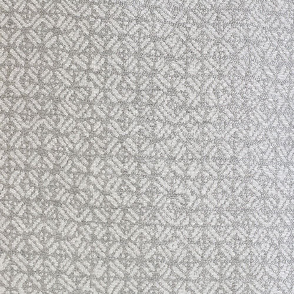 Grey & White Cross Outdoor  Cushion