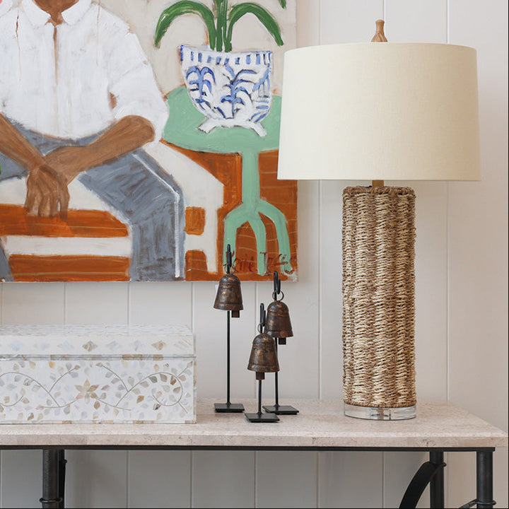 Brass Bell on Stand Set