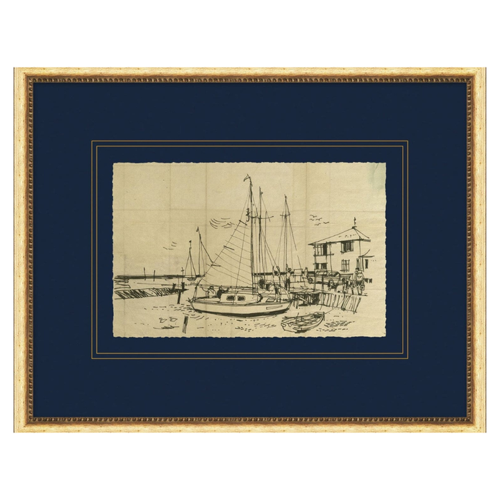 Harbour Boat Sketch 4