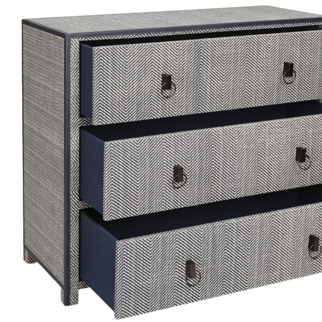 Herringbone Jute Chest of Drawers