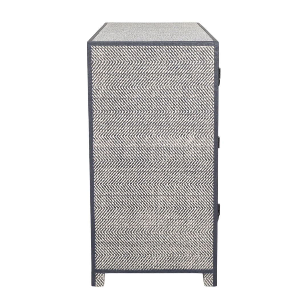 Herringbone Jute Chest of Drawers