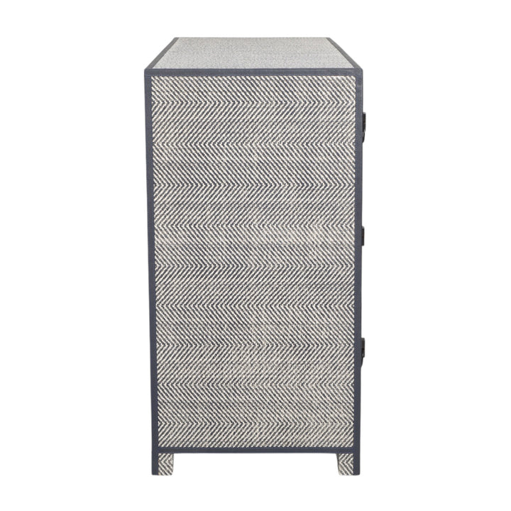 Herringbone Jute Chest of Drawers