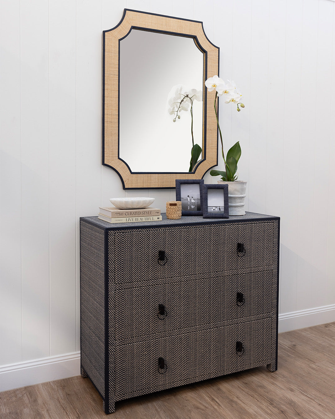 Herringbone Jute Chest of Drawers