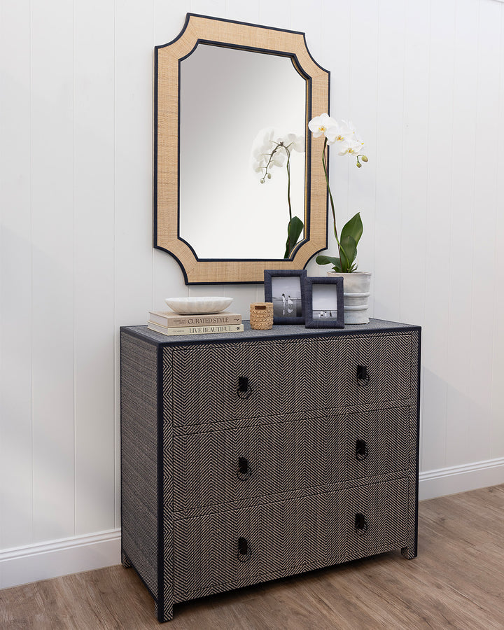 Herringbone Jute Chest of Drawers