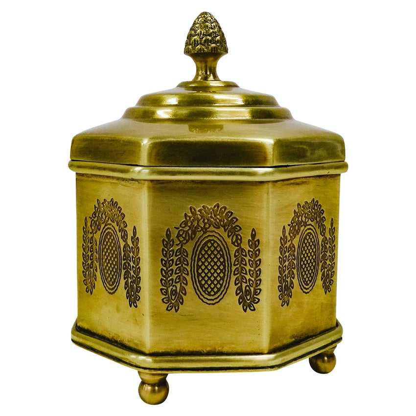 Enid Brass Trinket Box