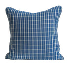 Indigo Check Cushion