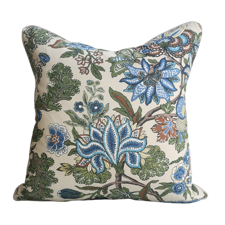 Indigo Flower Trail Cushion