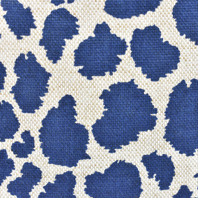 Indigo Animal Print Cushion